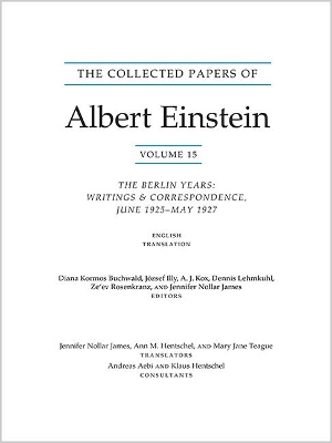 Cover of The Collected Papers of Albert Einstein, Volume 15 (Translation Supplement)