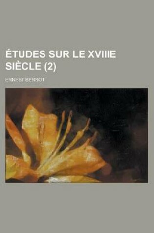 Cover of Etudes Sur Le Xviiie Siecle (2)