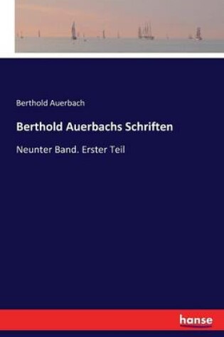 Cover of Berthold Auerbachs Schriften