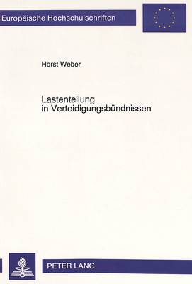 Book cover for Lastenteilung in Verteidigungsbuendnissen