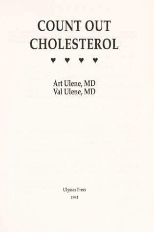 Cover of Count out Cholestrol