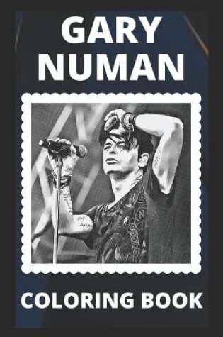 Cover of Gary Numan Coloring Book