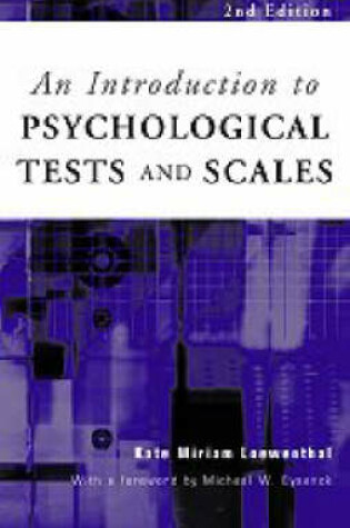 Cover of An Introduction to Psychological Tests and Scales