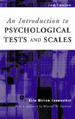 Cover of An Introduction to Psychological Tests and Scales