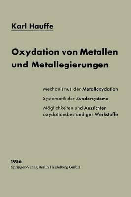 Cover of Oxydation von Metallen und Metallegierungen