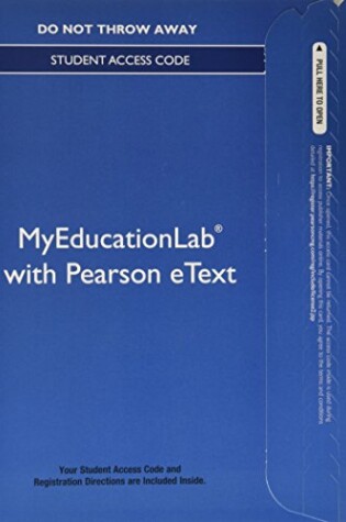 Cover of NEW MyLab Education with Pearson eText -- Standalone Access Card -- for Classroom Assessment
