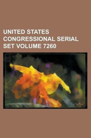 Cover of United States Congressional Serial Set Volume 7260