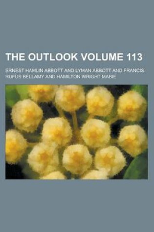 Cover of The Outlook Volume 113