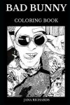 Book cover for Bad Bunny Coloring Book