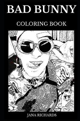 Cover of Bad Bunny Coloring Book