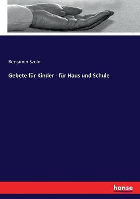 Book cover for Gebete fur Kinder - fur Haus und Schule