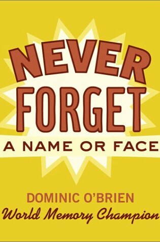 Cover of Never Forget a Name or Face