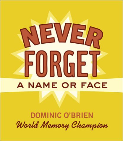 Book cover for Never Forget a Name or Face