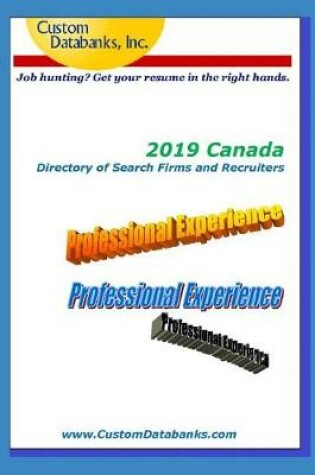 Cover of 2019 Canada Directory of Search Firms and Recruiters