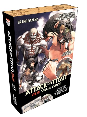 Book cover for Attack on Titan 19 Manga Special Edition w/DVD