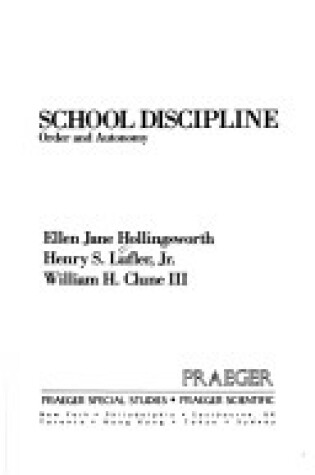 Cover of School Discipline