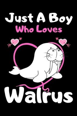 Book cover for Just a boy who loves walrus