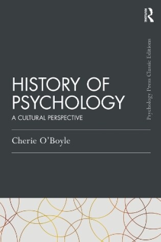 Cover of History of Psychology