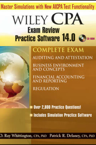 Cover of Wiley CPA Examination Review Practice Software 14.0 - Complete Set