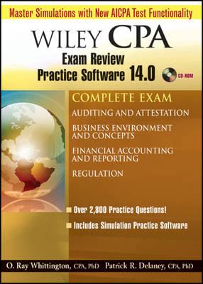 Book cover for Wiley CPA Examination Review Practice Software 14.0 - Complete Set