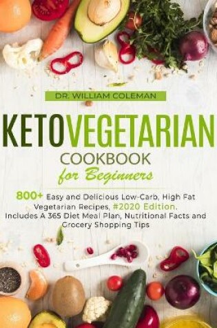 Cover of Keto Vegetarian Cookbook for Beginners