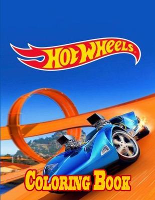 Book cover for Hot Wheels Coloring Book