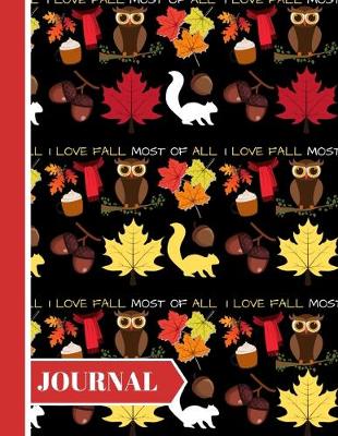Book cover for I Love Fall Most of All (JOURNAL)