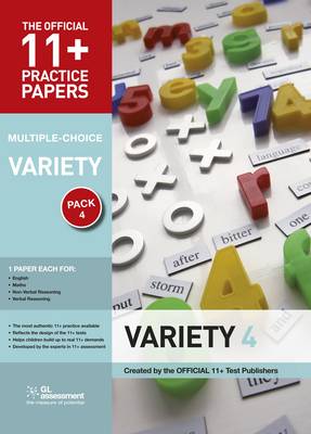 Cover of 11+ Practice Papers, Variety Pack 4, Multiple Choice