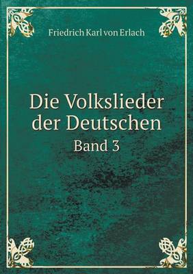 Book cover for Die Volkslieder der Deutschen Band 3