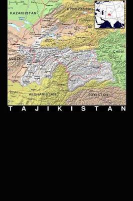 Book cover for Modern Day Color Map of Tajikistan Journal