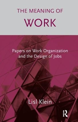 Book cover for The Meaning of Work