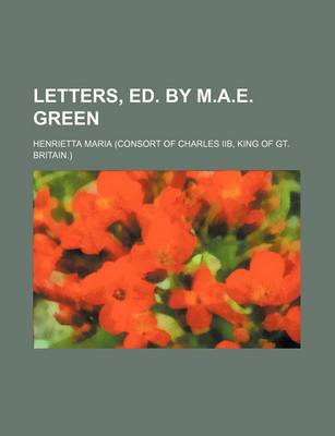 Book cover for Letters, Ed. by M.A.E. Green