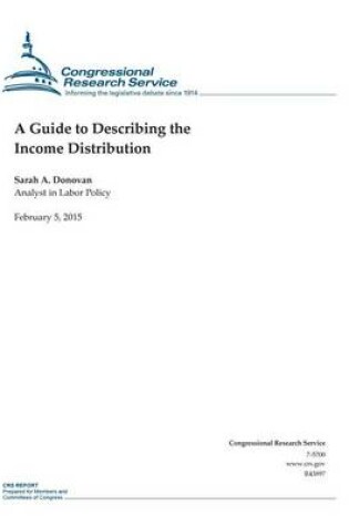 Cover of A Guide to Describing the Income Distribution