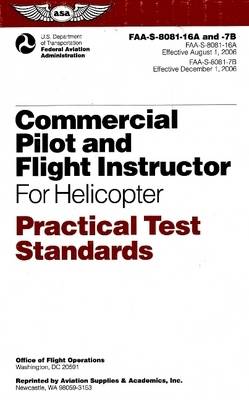 Book cover for Commercial Pilot and Flight Instructor for Helicopter Practical Test Standards