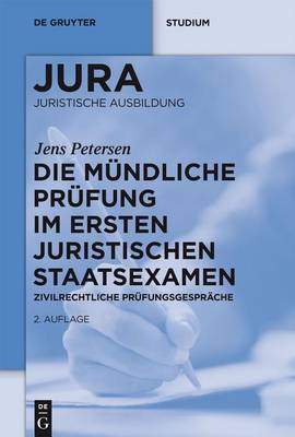 Book cover for Die Mundliche Prufung Im Ersten Juristischen Staatsexamen