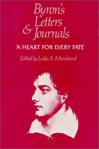 Book cover for Byron's Letters and Journals