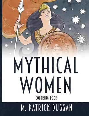 Book cover for Mythical Women Coloring Book