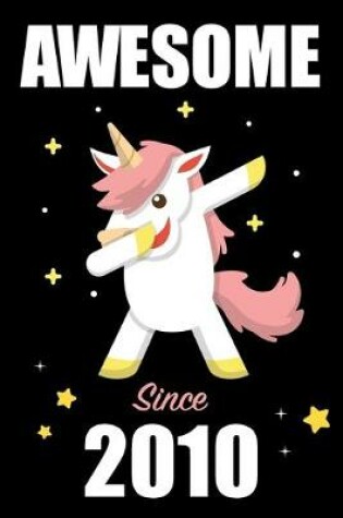 Cover of 9th Birthday Dabbing Unicorn Journal