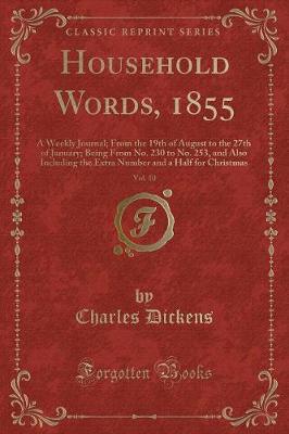 Book cover for Household Words, 1855, Vol. 10