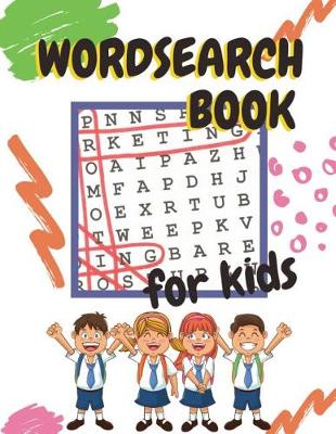 Book cover for Wordsearch book for kids