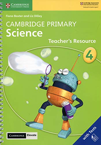 Cover of Cambridge Primary Science Stage 4 Teacher's Resource with Cambridge Elevate