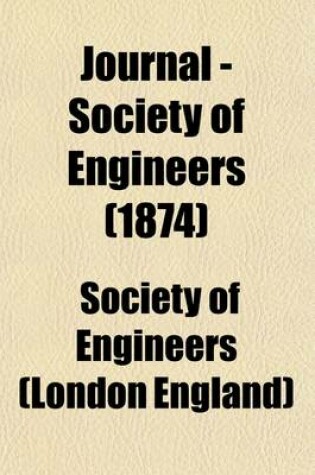 Cover of Journal - Society of Engineers