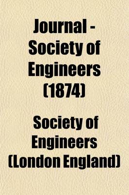 Book cover for Journal - Society of Engineers