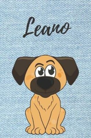 Cover of Leano Hund-Malbuch / Notizbuch Tagebuch