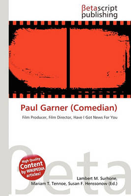 Cover of Paul Garner (Comedian)