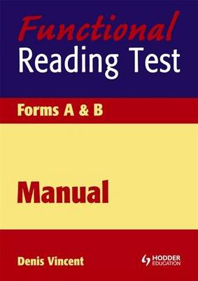 Book cover for Functional Reading Tests Speciment Set