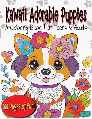 Book cover for Kawaii Adorable Puppies