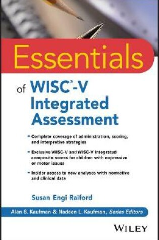 Cover of Essentials of WISC-V Integrated Assessment