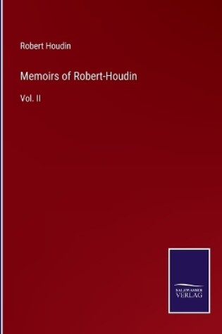 Cover of Memoirs of Robert-Houdin