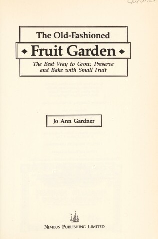 Cover of Old Fashioned Fruit Garden